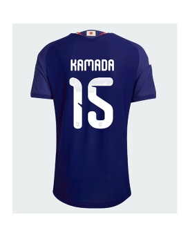 Billige Fotballdrakt Japan Daichi Kamada #15 Replika Hjemmedrakt VM 2026 Kortermet Billige Fotballdrakt Japan Daichi Kamada #15 Replika Hjemmedrakt VM 2026 Kortermet